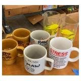 Vintage cup lot