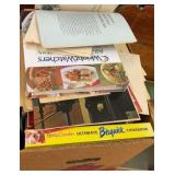 Cook book box lot