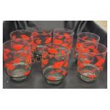 Vintage 1980s Hot Lips Water Glasses