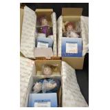 Vintage porcelain doll set by Ashton Drake