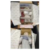 Vintage porcelain dolls by the Ashton-Drake