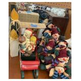 Misc. snowman/Christmas decor lot