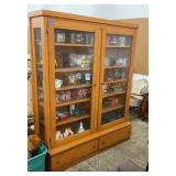 Large curio cabinet