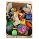Miscellaneous toy box lot. Most are from kids meal