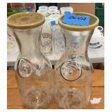 Decorative juice carafes