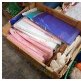 Misc. tissue paper and craft items box Lot