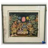 Framed and signed print  (Where the Wild Things