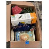 Miscellaneous household box lot
