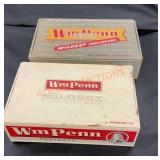 Vintage Wm Penn cigar boxes