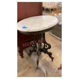 Victorian marble top table
