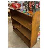 Vintage wooden bookshelf