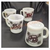 vintage BIG WRANGLER STEAKHOUSE Anchor Hocking