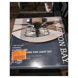 Hampton Bay Universal 2-Light Ceiling Fan Light