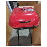 Americana Walk-A-Bout Portable Red Charcoal Grill