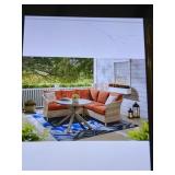 Hampton Bay Camden Point Wicker Sectional