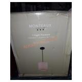 Monteaux Lighting 1-Light Pendant with Shade