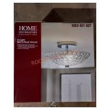 Home Decorators 2-Light Semi-Flush Mount