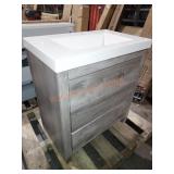 30.25"W×18.75"D×34"H Bathroom Sink/Vanity