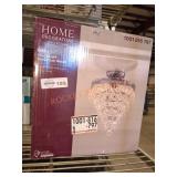 Home Decorators Milton 3-light Semi Flush Mount