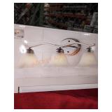 Hampton Bay 26"W Vanity Fixture Nickel