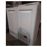 30"W×12"D×30.5"H White Storage Cabinet