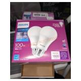 Philips Dimmable LED Daylight 100W Bulbs