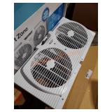 Comfort Zone Twin Window Fan