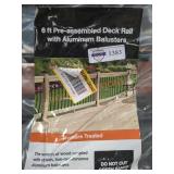 Pro Wood 6ft Pre Assembled Deck Rail