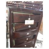 32" W x 49" H x 17" D 5-Drawer Dresser
