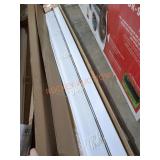 35" roller shade and 43" Blinds