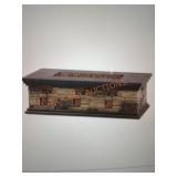 Noble House Fox Stone Rectangular Stone Fire Pit