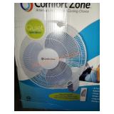Comfort Zone 16" Oscillating Wall Fan