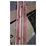 Cedar planks 48 x 4 in apx 12 pc per box 3 boxes