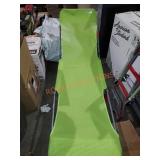 Green Three-Fold Sling Lawn/Beach Chair