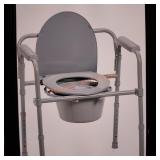Drive medical folding commode chair