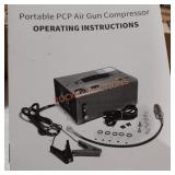 Portable pcp air gun compressor