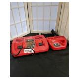Milwaukee Dual M18 Charger and M12 Charger