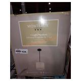 Monteaux 1-Light Pendant with Shade