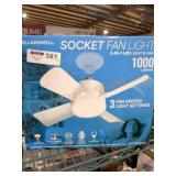 Bell&Howell Socket Fan Light