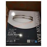 Hampton Bay 12" LED Flush Mount, Four Count
