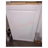 27" x 13" x 36" White Wall Cabinet
