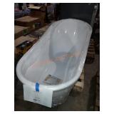 59"W Sloped Freestanding Bathtub