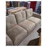Lifestyle Solutions 80" Soft Light Brown Couch