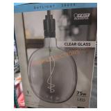 Feit Electric 75W Clear Glass LED Bulbs