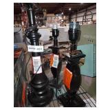Lamp Base Lot of 3