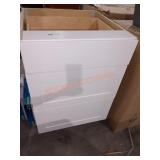 24" x 24.5" x 34.5" White Base Cabinet
