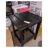 MASON Black Poly Outdoor Side Table