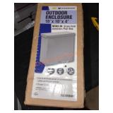 Hubbel Wiegmann Outdoor Enclosure, 10" x 10" x 4"