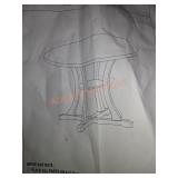 42" Circle Grey Dining Table