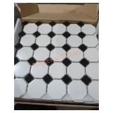 Daltile Ceramic Mosaic Tile, 10sq ft per box